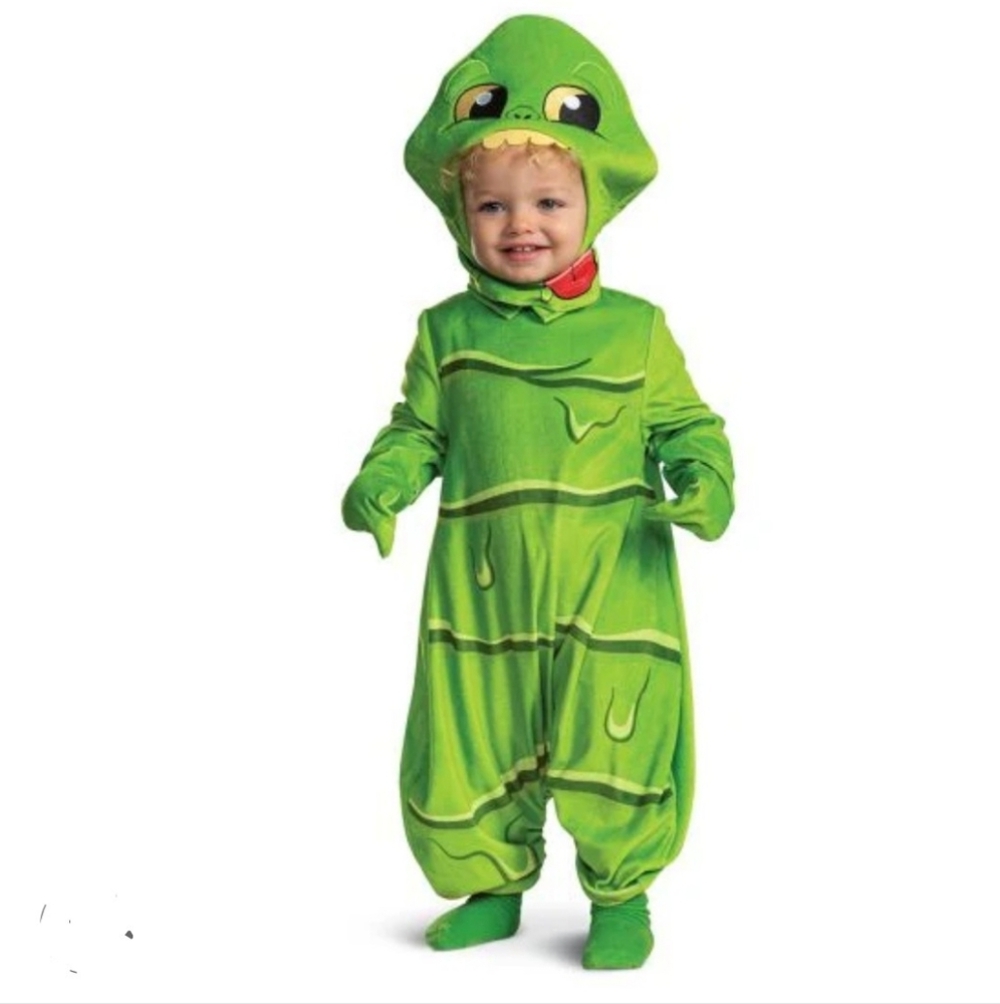 Disguise Ghostbuster Slimer Toddler Costume - Vibrant Green Size 3-4T
